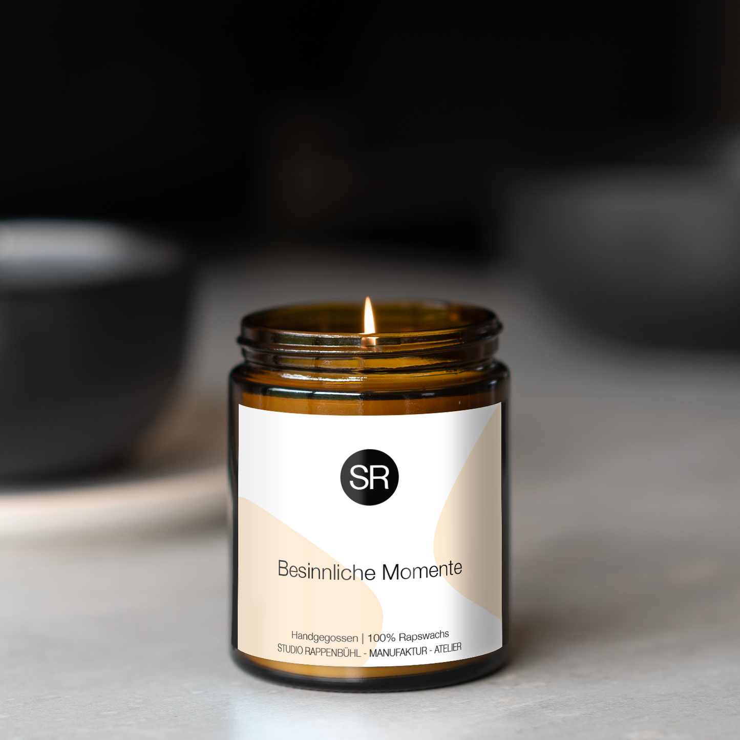 Duftkerze Besinnliche Momente | Blutorange, Zimt & Feige | Geschenkidee Weihnachten