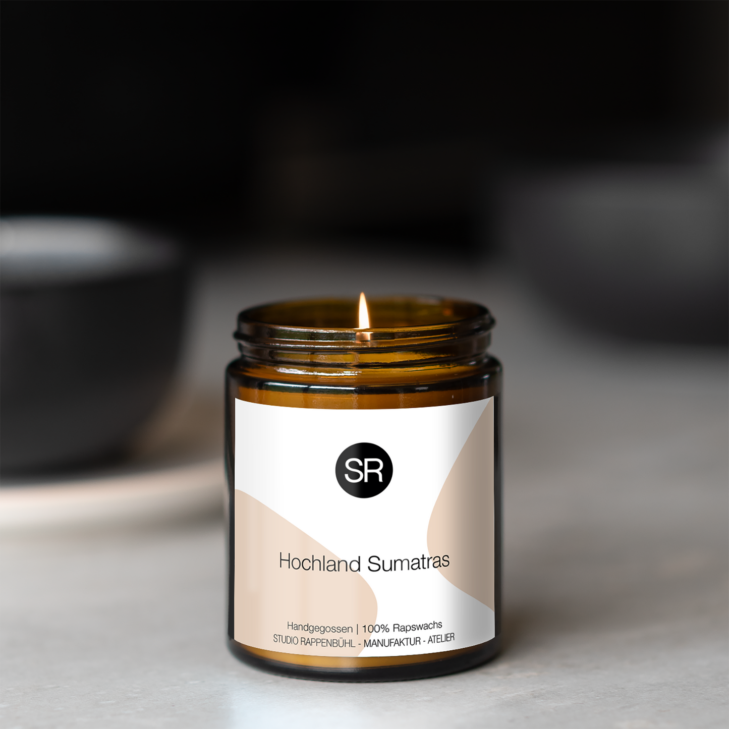 Duftkerze Hochland Sumatras | Kaffee, Jasmin, Oud, Vanille | Warm & Aromatisch