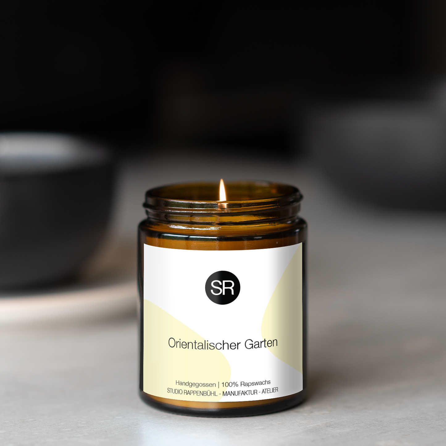 Duftkerze Orientalischer Garten | Orange, Flieder, Patchouli | Exotisch & Sinnlich