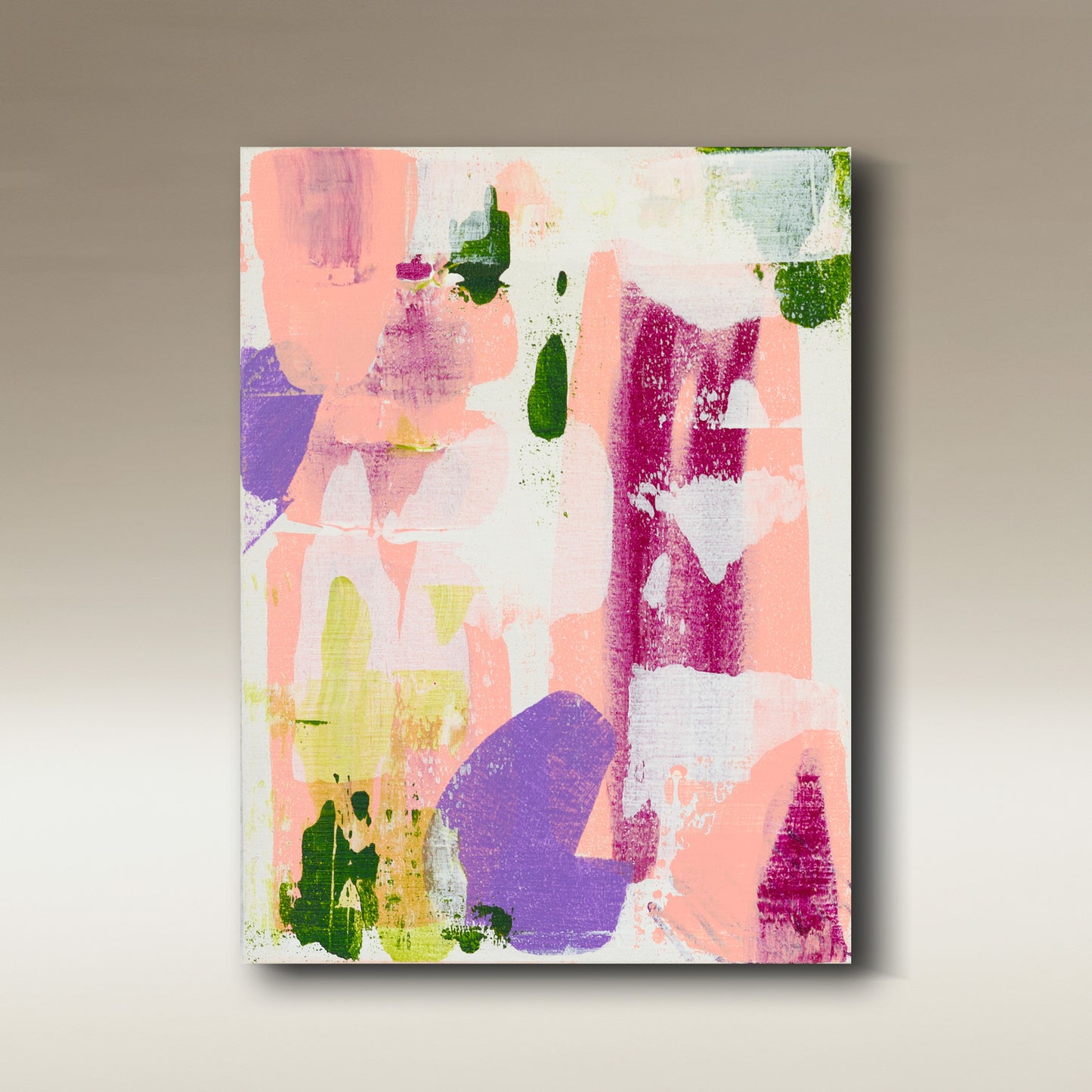 2026-0118 – BLOOM 6, abstraktes Original 15 × 20 cm