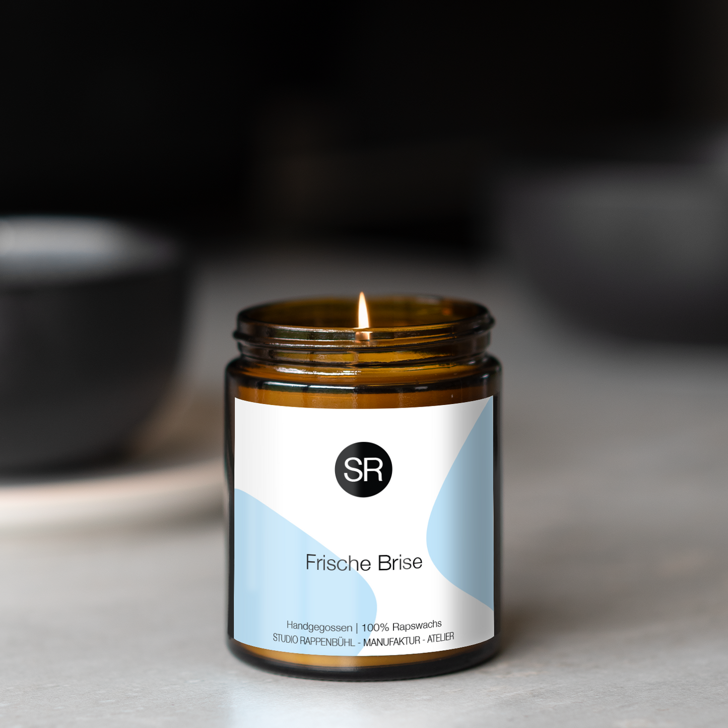 Duftkerze Frische Brise | Bergamotte, Flieder, Meeresnoten | Klar & Belebend