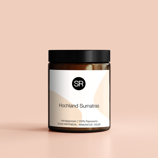 Duftkerze Hochland Sumatras | Kaffee, Jasmin, Oud, Vanille | Warm & Aromatisch