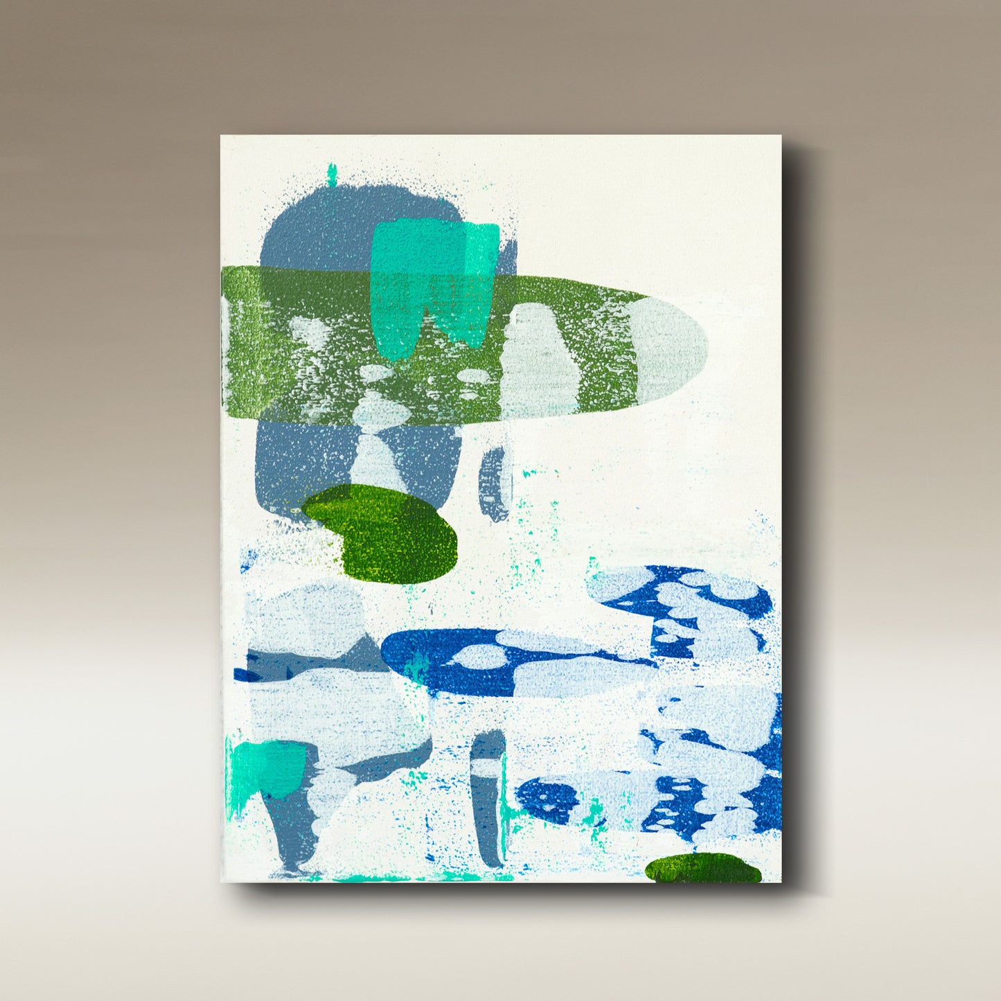 2026-0119 – COASTAL 5, abstraktes Original 15 × 20 cm