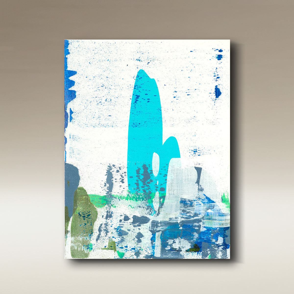 2026-0120 – COASTAL 6, abstraktes Original 15 × 20 cm