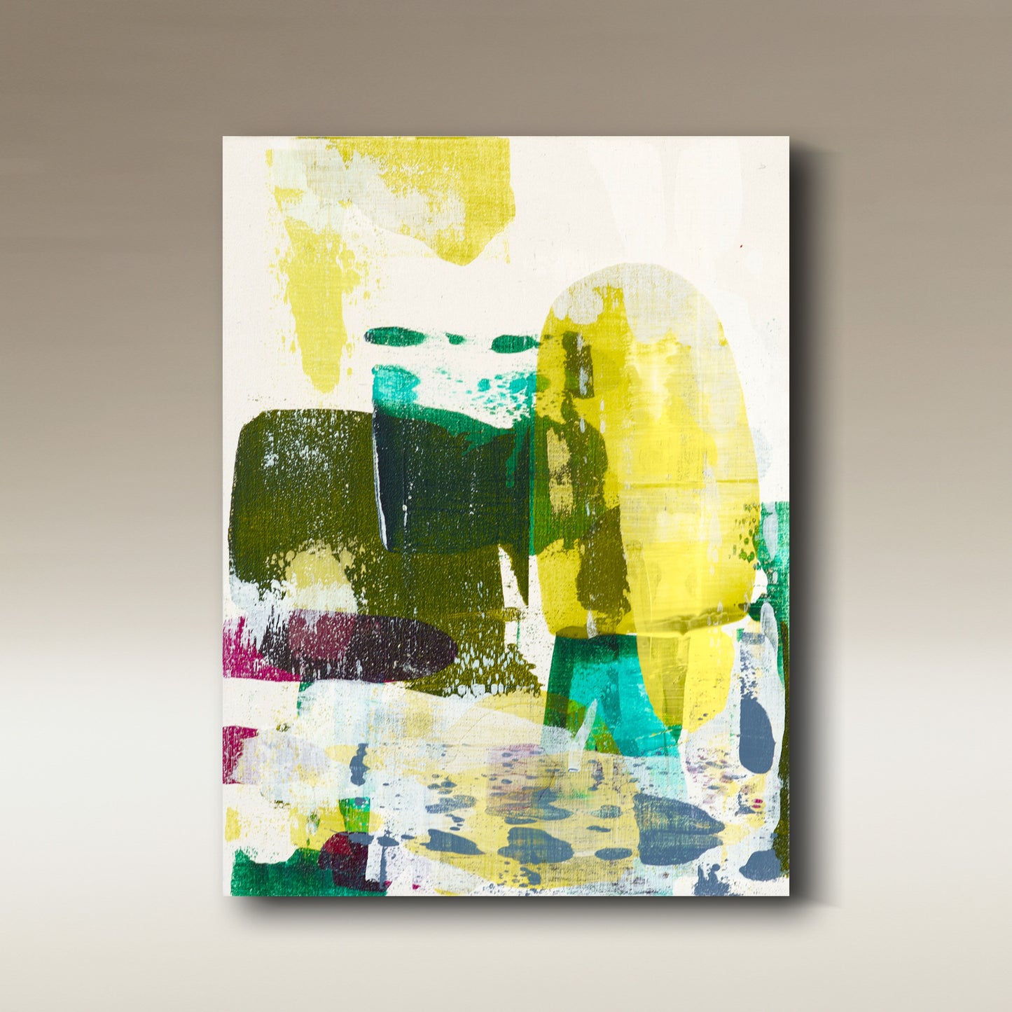 2026-0123 – FOREST 6, abstraktes Original 15 × 20 cm