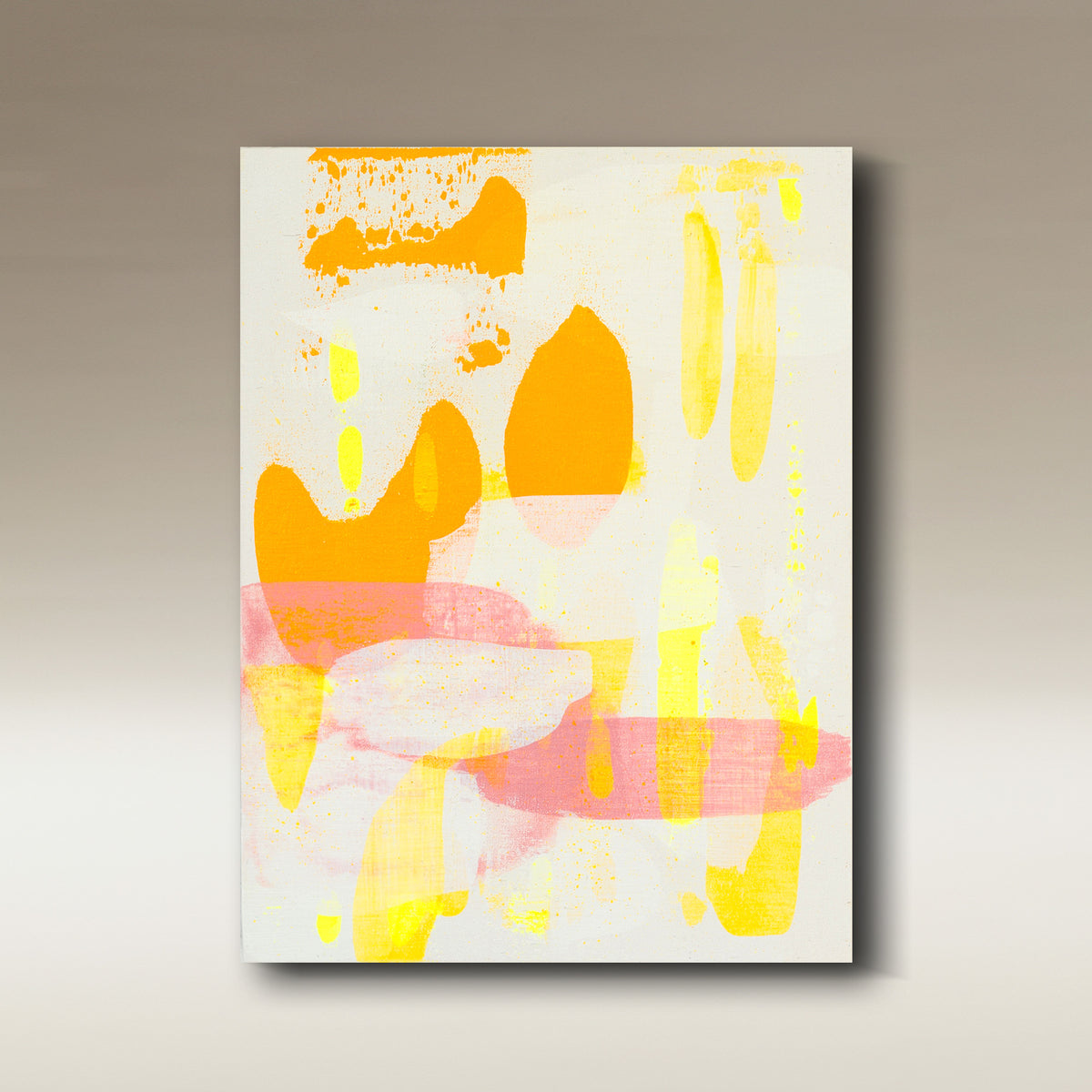 2026-0124 – GOLDEN 4, abstraktes Original 15 × 20 cm