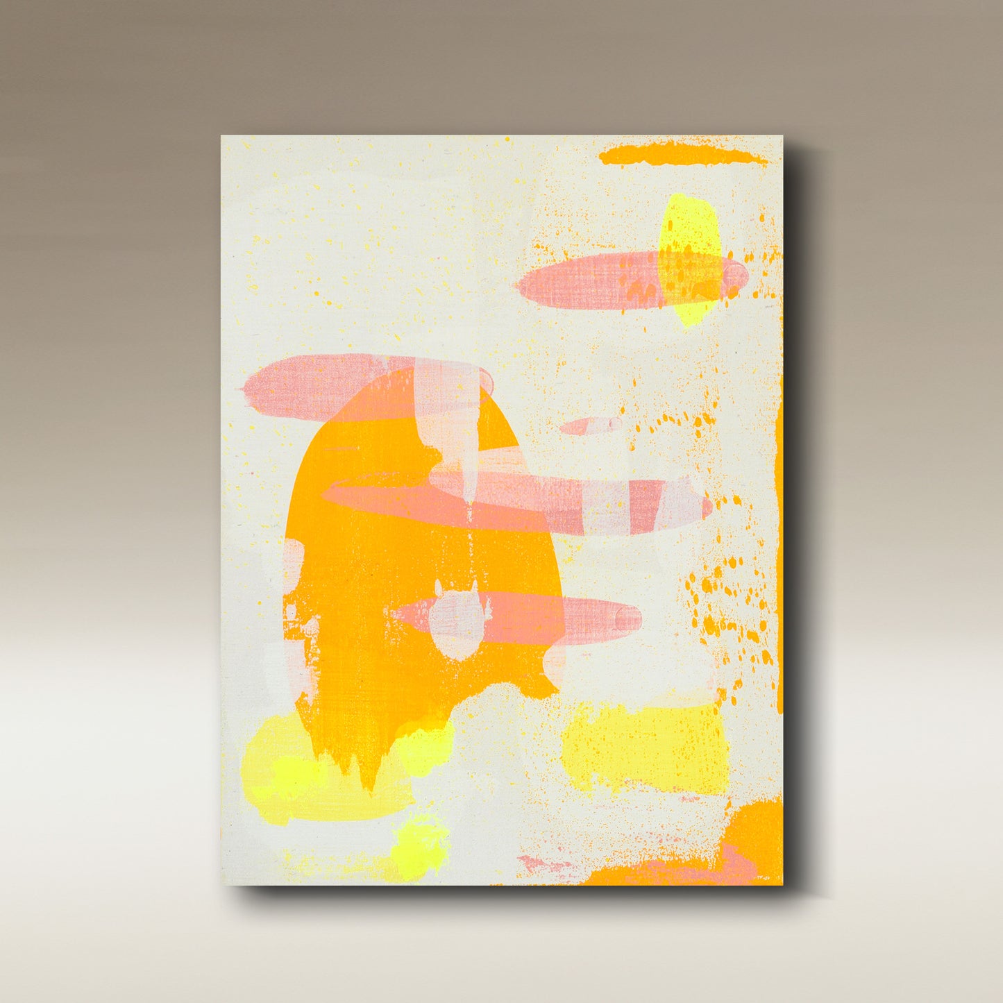 2026-0126 – GOLDEN 6, abstraktes Original 15 × 20 cm